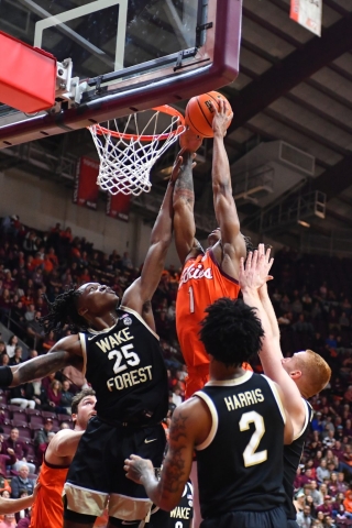 COLLEGE BASKETBALL: JAN 18 Wake Forest at Virginia Tech