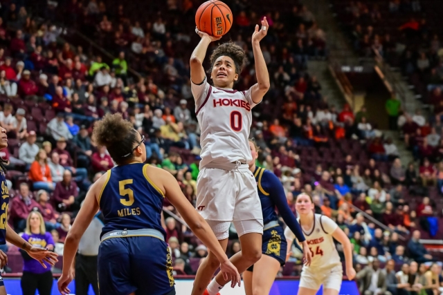COLLEGE BASKETBALL: JAN 30 Women’s – Notre Dame at Virginia Tech