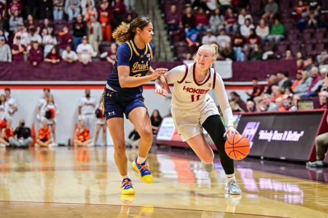 COLLEGE BASKETBALL: JAN 30 Women’s – Notre Dame at Virginia Tech